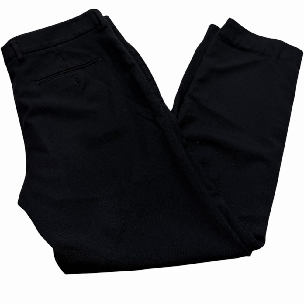 SAINT LAURENT Paris Black Wool Dress Pants 51 IT/36 US Made in Italy